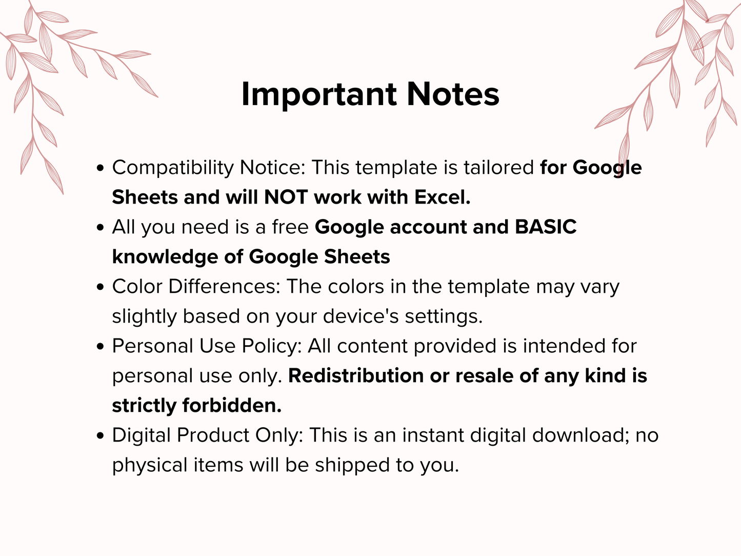 Small Business Bookkeeping - Pink