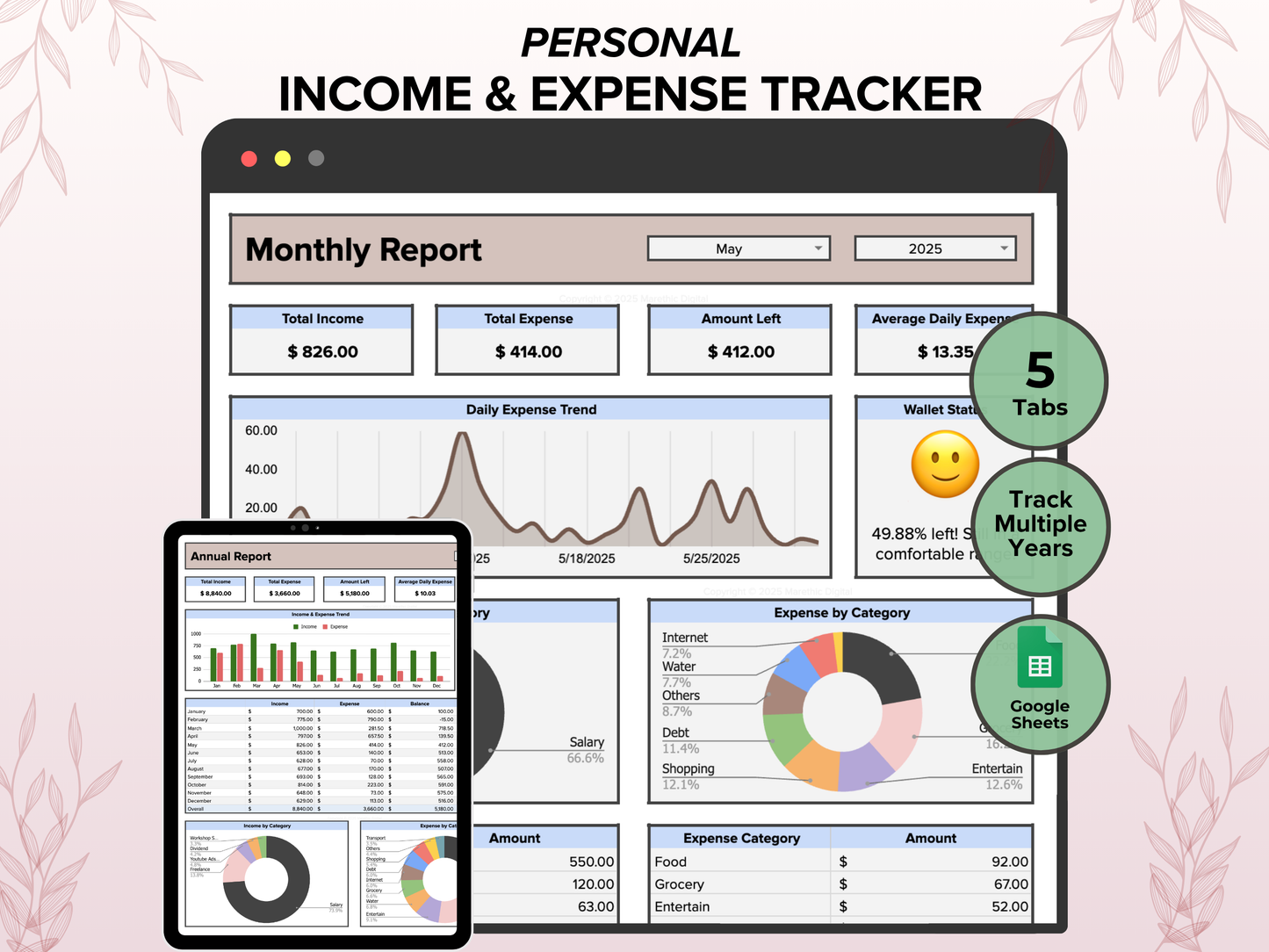 Income & Expense Tracker