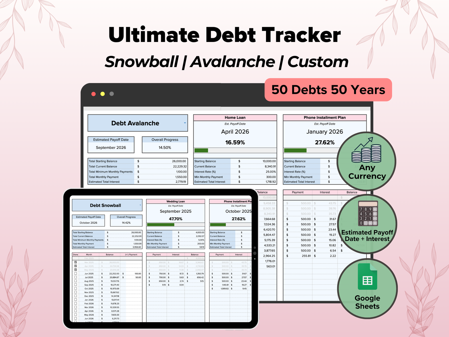 Ultimate Debt Tracker