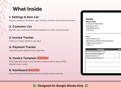 Invoice Tracker & Generator