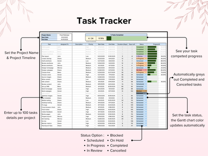 Gantt Chart Template