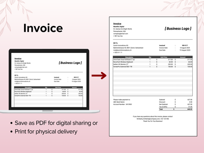Invoice Tracker & Generator