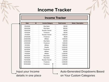 Small Business Bookkeeping - Brown