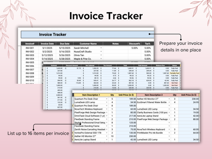 Invoice Tracker & Generator