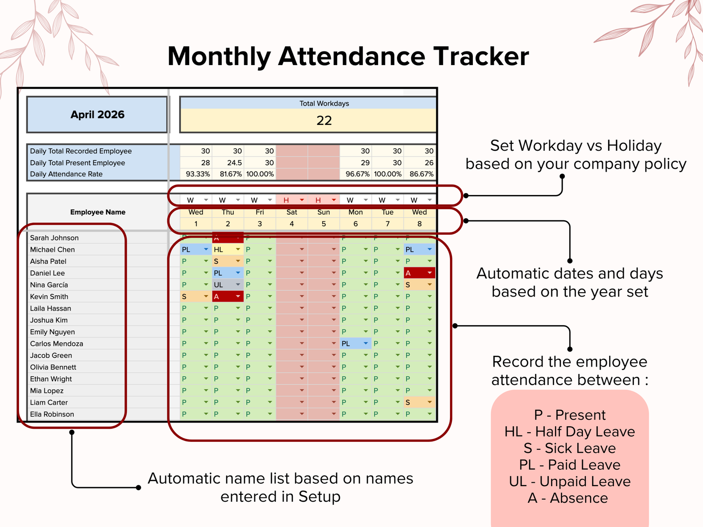 Employee Attendance Tracker