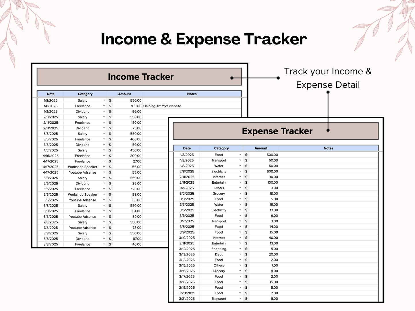 Income & Expense Tracker