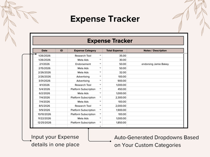 Small Business Bookkeeping - Brown