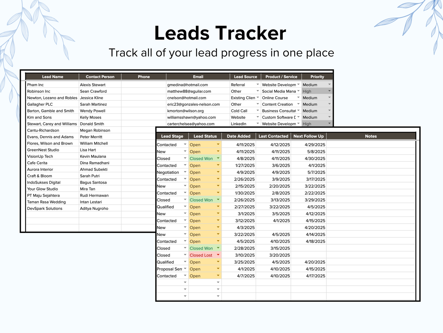 Lead Tracker