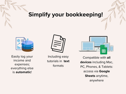 Small Business Bookkeeping - Brown